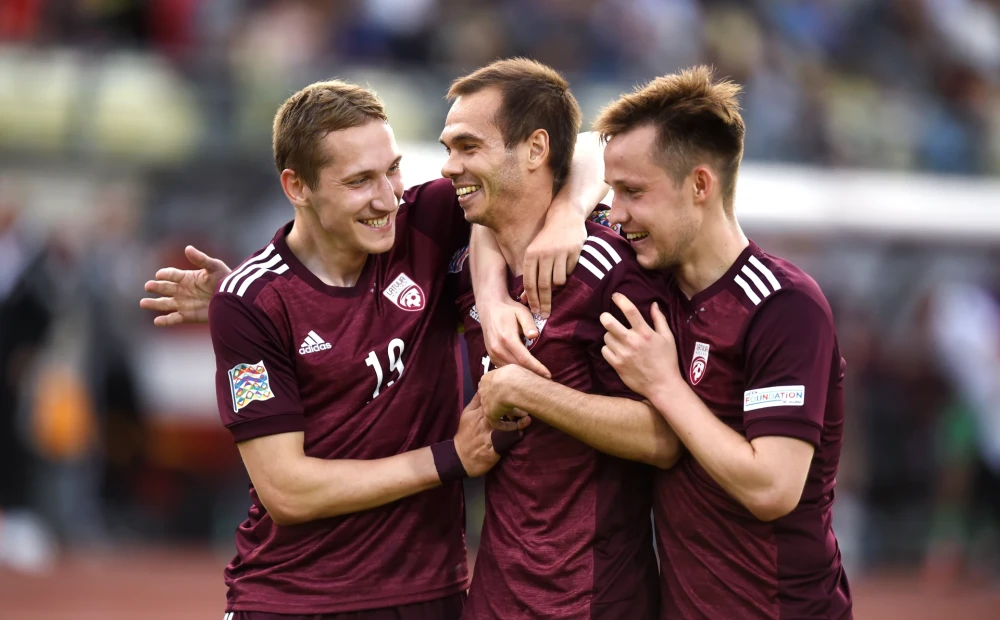 La nazionale di calcio lettone è salita nella classifica mondiale FIFA