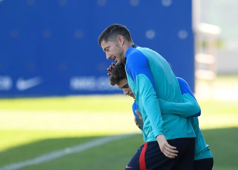 Futbola kluba "Barcelona" uzbrucējs Robertas Levandovskis.