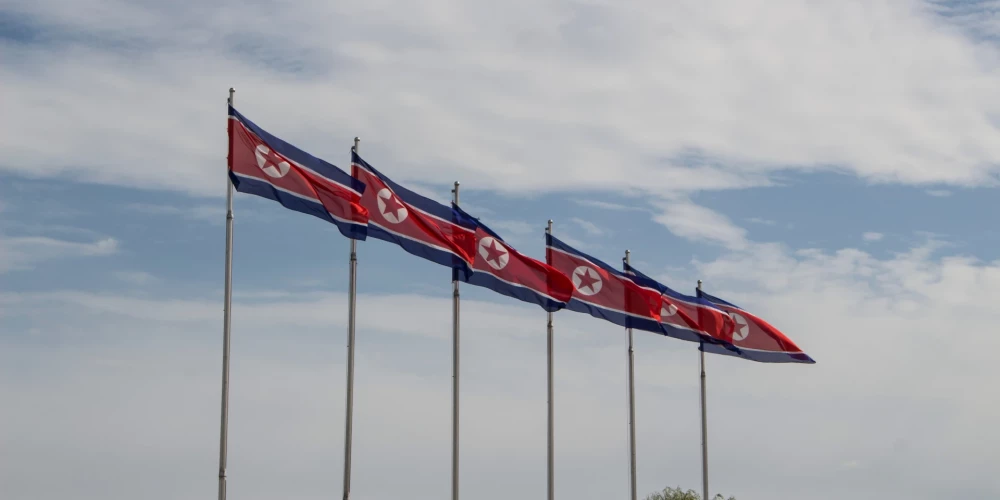 Ziemeļkorejas karogi