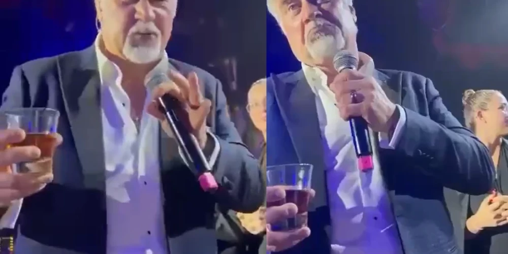 Валерий Меладзе на вечеринке в Дубае