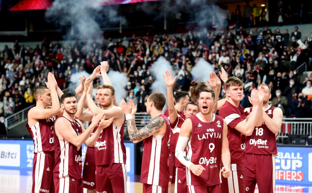 Latvijas basketbola izlase uzvar 