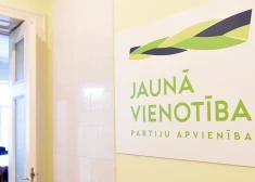 Partijas "Jaunā vienotība" biroja telpas.