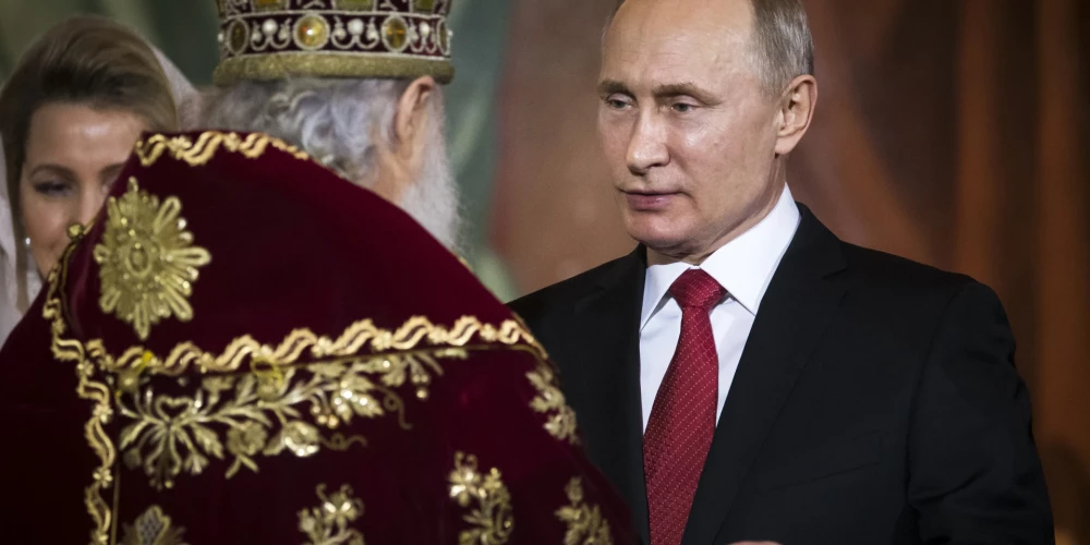 Патриарх Кирилл и Владимир Путин
