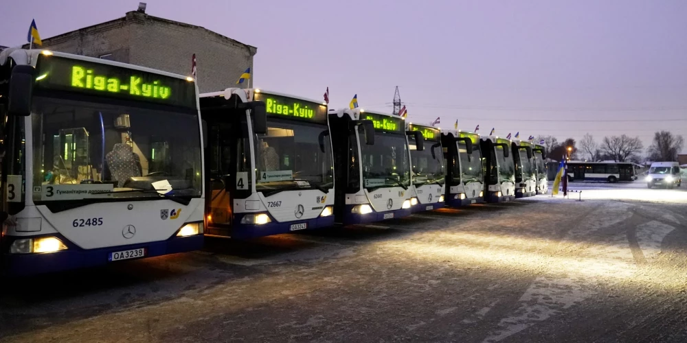 Автобусы, которые отправились в Киев