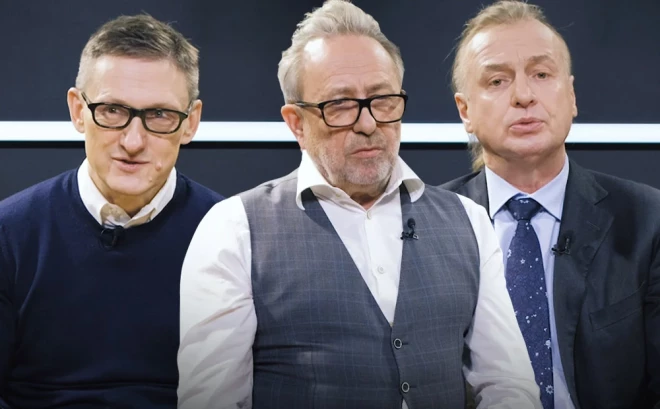 Rakstnieks Jurģis Liepnieks, uzņēmējs Pēteris Šmidre un ārsts kardiologs Andrejs Ērglis.