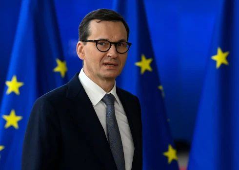 Polijas premjerministrs Mateušs Moraveckis. 