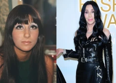 Слева - Шер в 1966 году, справа - в 2022