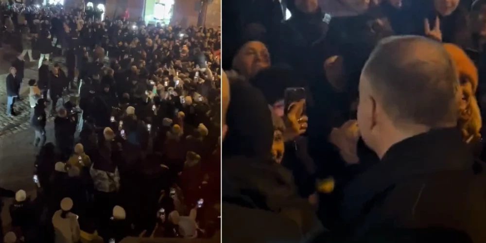 Polijas prezidentu Dudu ukraiņi Ļvivas ielās sagaida kā rokzvaigzni