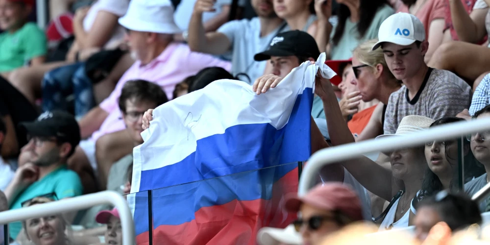 Austrālijas atklātajā čempionātā liedz demonstrēt Krievijas un Baltkrievijas karogus