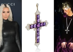 Kimu Kardašjanu izsmej par to, ka viņa nopirkusi princeses Diānas ikonisko kaklarotu ar krustu