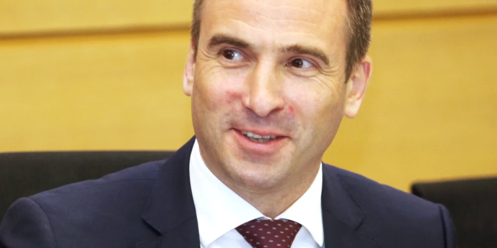 Мэр Риги Мартиньш Стакис 