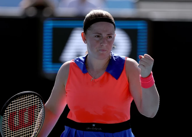 Ostapenko pirmo reizi karjerā iekļūst "Australian Open" astotdaļfinālā