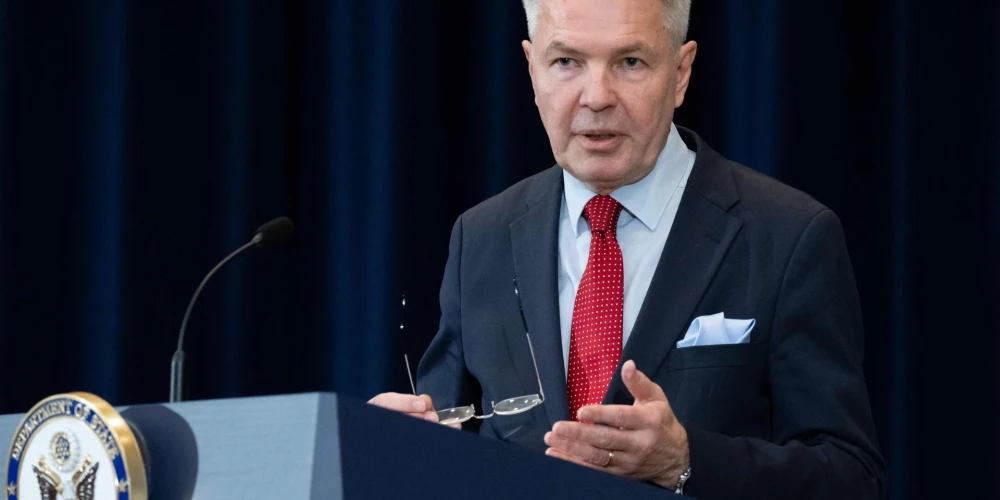 Somijas ārlietu ministrs Peka Hāvisto. 