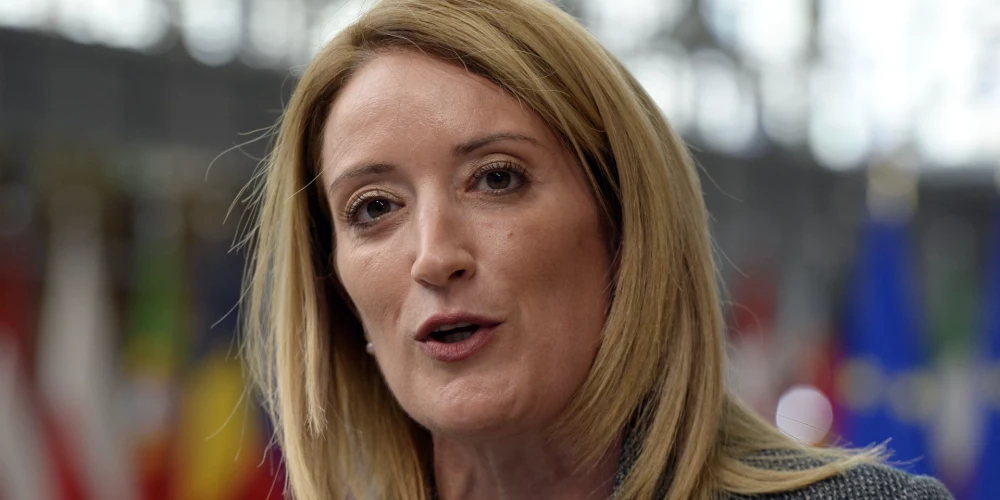 Eiropas Parlamenta prezidente Roberta Metsola