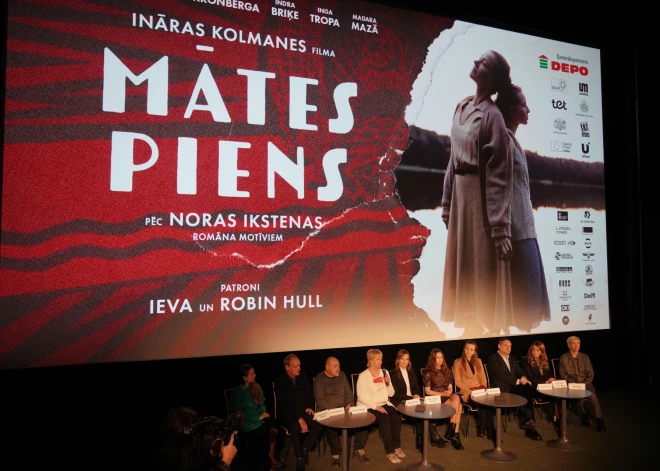 Līdz Ināras Kolmanes filmas “Mātes piens” pirmizrādei dažas dienas. FOTO