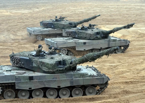 Vācijas tanki "Leopard" ieradīsies Ukrainā aptuveni marta beigās