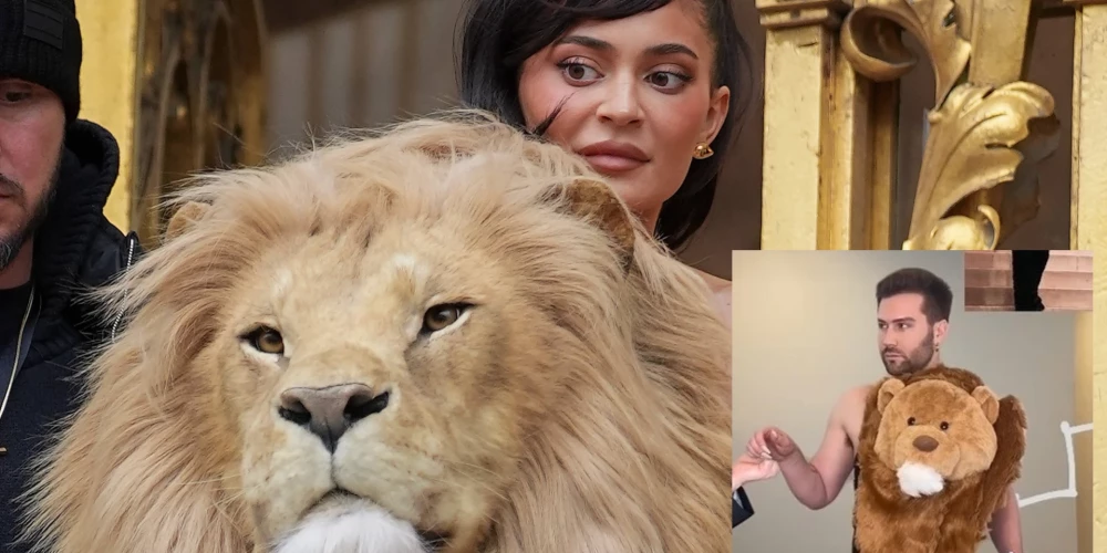 Kailijas Dženeres pretrunīgi vērtētā kleita ar lauvas galvu piedzīvo jautras pārvērtības internetā