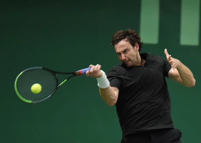 Gulbis Beļģijā cieš zaudējumu "Challenger" sērijas turnīra otrās kārtas spēlē