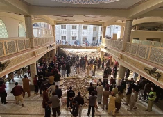 Pakistānā sprādzienā mošejā 59 nogalinātie