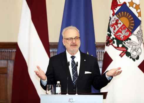 FOTO: Levits norāda, ka demokrātisko kārtību pārbaudīja pandēmija, bet tiesībās balstīto starptautisko kārtību - Krievija