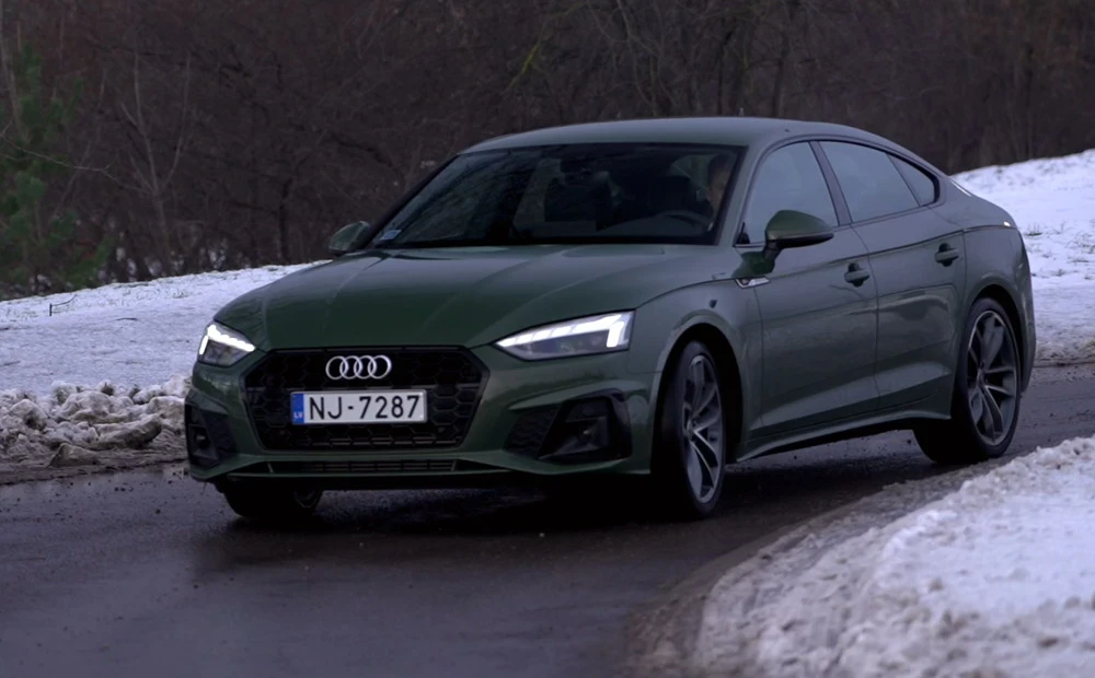 Car news: “Audi A5 Sportback”.  Where sportiness meets a little family car