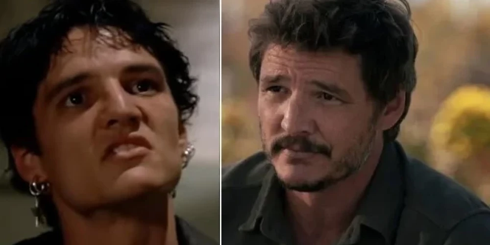 Педро Паскаль в сериалах "Полиция Нью-Йорка" в 2001 году и "Одни из нас" в 2023 году