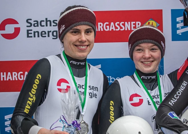 Ziediņa/Zvilna Nāciju kausā Altenbergā izcīna otro vietu; pamatsacensībām kvalificējas arī Rinks