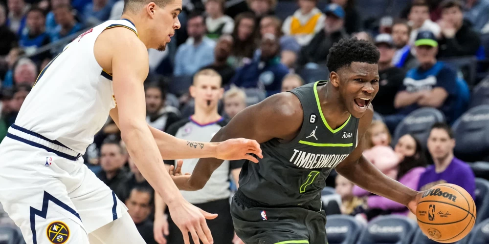 "Timberwolves" spēle pret "Nuggets"