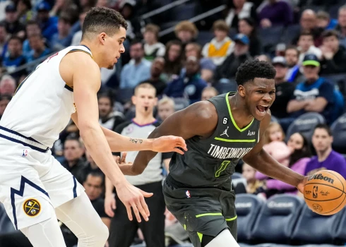 "Timberwolves" spēle pret "Nuggets"