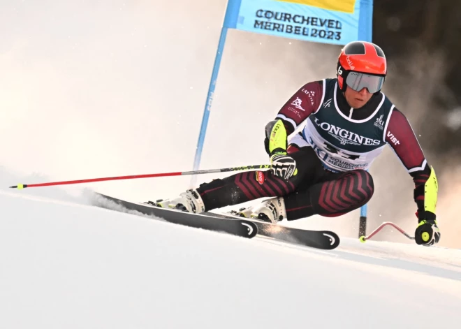Elvim Opmanim pasaules čempionātā kalnu slēpošanā 16. vieta kombinācijā