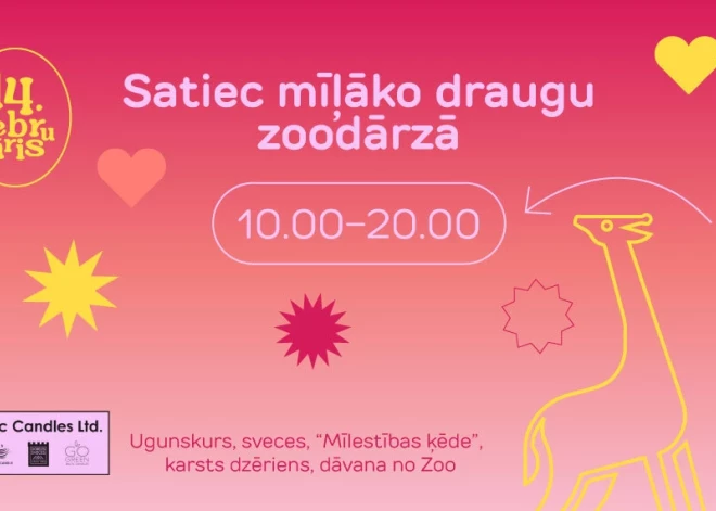 Īpašākā vieta Valentīndienas pastaigai – Rīgas Zoodārzs