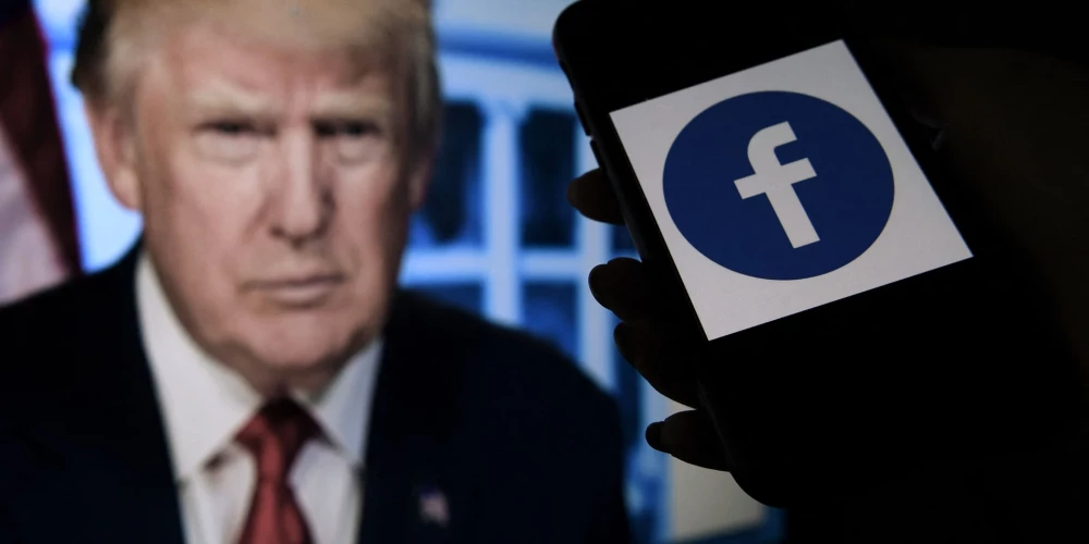 Atbloķēti Trampa profili "Facebook" un "Instagram"