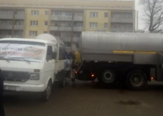 В ходе акции в Гробине роздано более 2 тонн молока и продано полтонны сыра