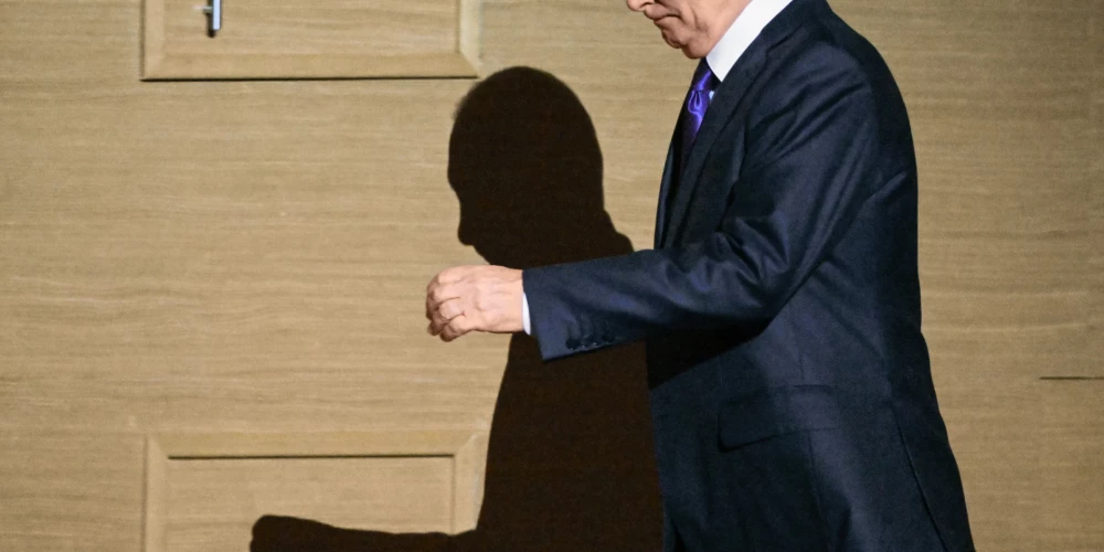 Russian President Vladimir Putin at the 10th All-Russian Congress of Judges, dedicated to the 100th anniversary of the Russian Supreme Court, in the Kremlin Palace.
29.11.2022 Russia, Moscow
Photo credit: Dmitry Azarov/Kommersant/Sipa USA