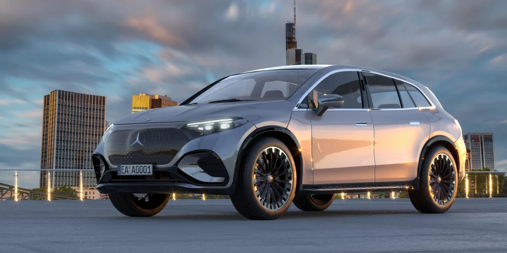 Mercedes EQS SUV-up to 660 km of range in a 7-person "class S"