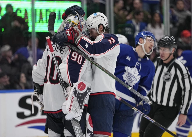 "Blue Jackets" ar Merzļikinu rezervē pārspēj "Jets"