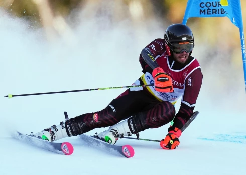 Gedram 37. vieta milzu slalomā pasaules čempionātā; triumfē Odermats