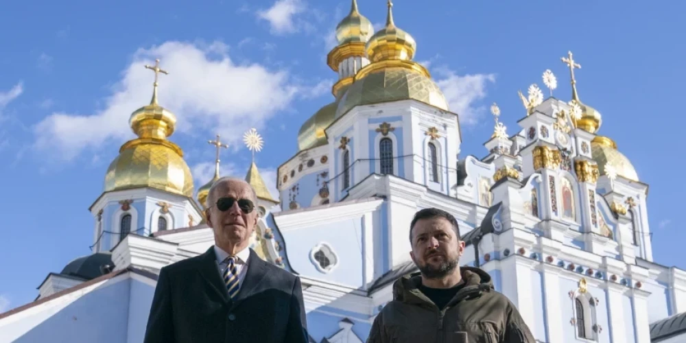 Президент США Джо Байден и президент Украины Владимир Зеленский (Фото: AP/Scanpix)