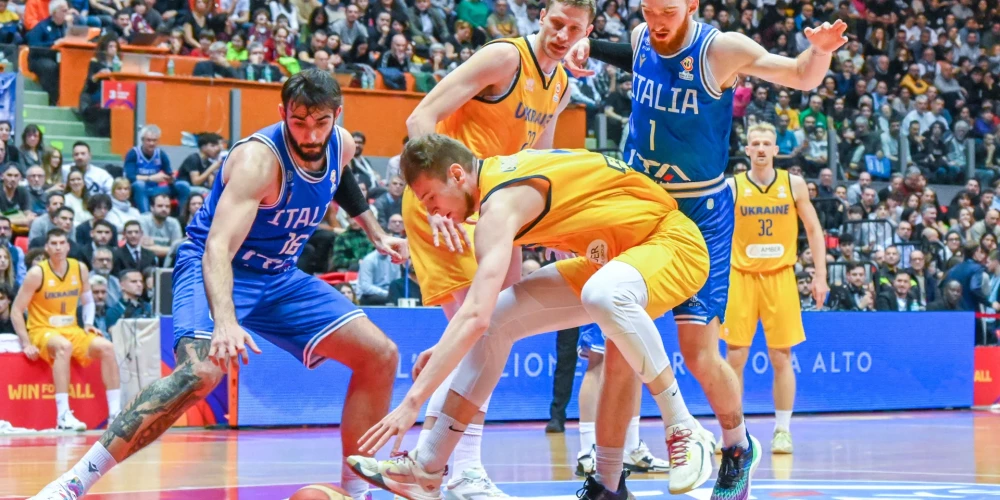 Bagatska vadītā Ukrainas vīriešu basketbola izlase nekvalificējas PK finālturnīram