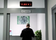 Jaunās "Centrālās laboratorijas" reģistratūra Rīgas 1.slimnīcā.