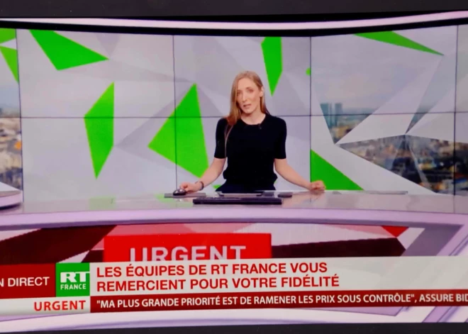 Kremļa propagandas rupors "RT France" ir apklusis uz visiem laikiem