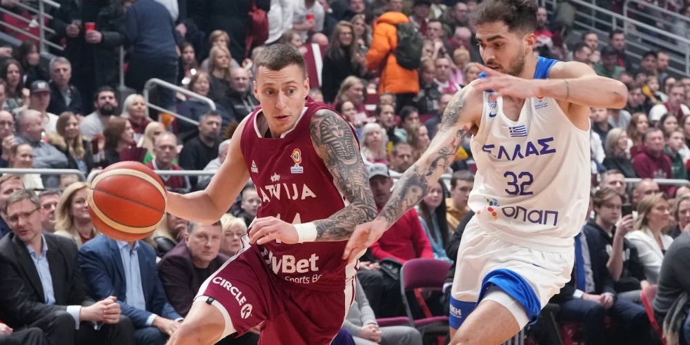 Latvijas basketbolisti noslēdz PK kvalifikāciju ar 11. uzvaru pēc kārtas