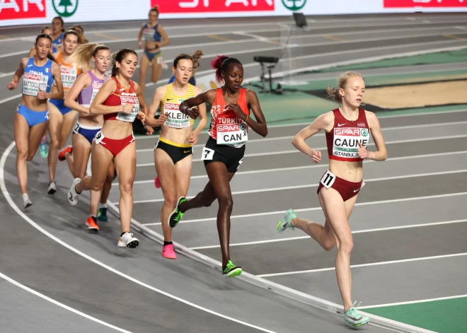 Jaunā Latvijas skrējēja Agate Caune Eiropas čempionātā telpās iekļūst finālā 3000 metros