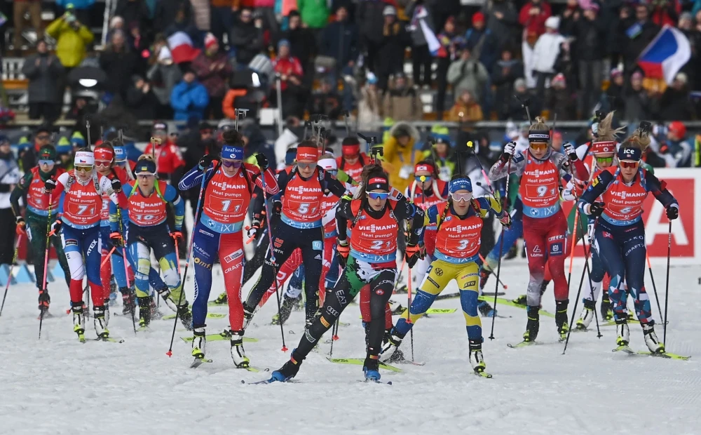 Bendika, Rastorgujev vinner bronse i blandet duettstafett på verdenscupen i skiskyting