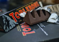 Силуэт горы Маттерхорн на упаковке Toblerone