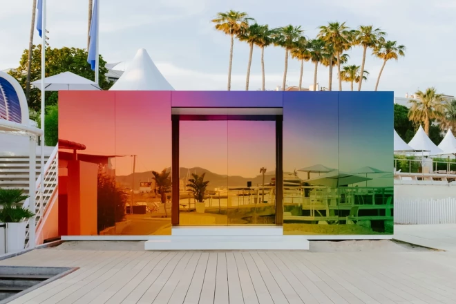 Germans Ermičs. Where The Rainbow Ends. 2019. Stikla paviljons. Sadarbībā ar “Instagram”. Autora īpašums.