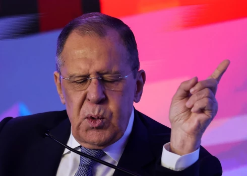 Krievijas ārlietu ministrs Sergejs Lavrovs.