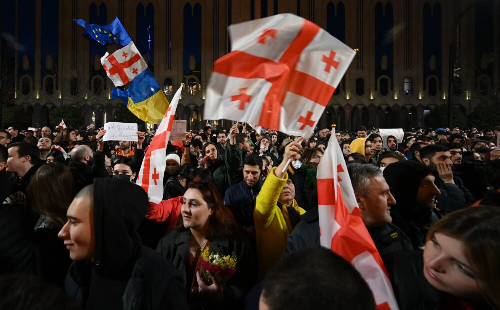 Tbilisi turpinās protesti pret 