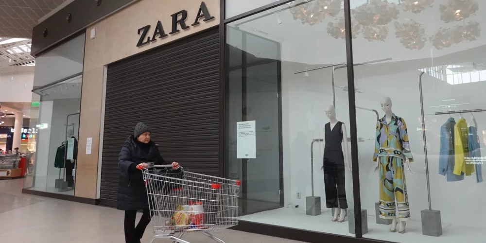 "Bershka", "Zara" un "Pull & Bear" veikali Krievijā tiks atvērti ar jauniem nosaukumiem