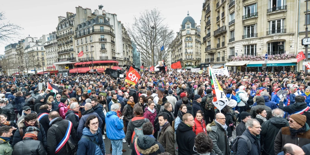 Протесты против пенсионной реформы